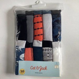 Cat And Jack Boys Multicolor Boxer Briefs 10 Pack Size Large